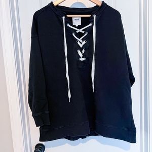 Aerie LaceUp Sweatshirt
